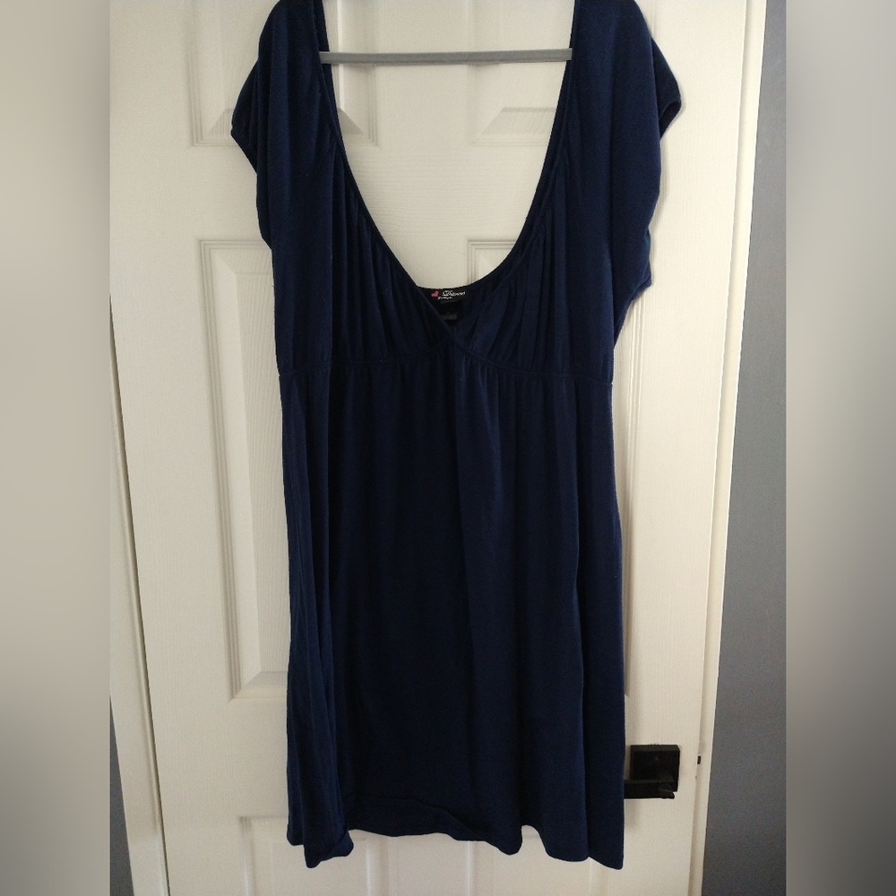 Delirious sz 3x navy blue dress